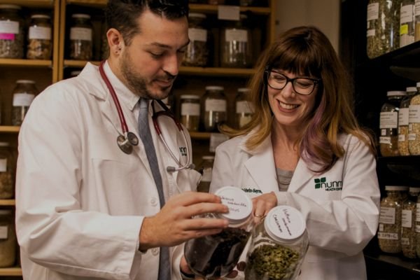 Healthcare staffing team with a home health care nurse